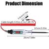 Digital Car Truck Voltage Circuit Tester 6V 24V Voltmeter Probe Pen Automobile Maintenance Tool