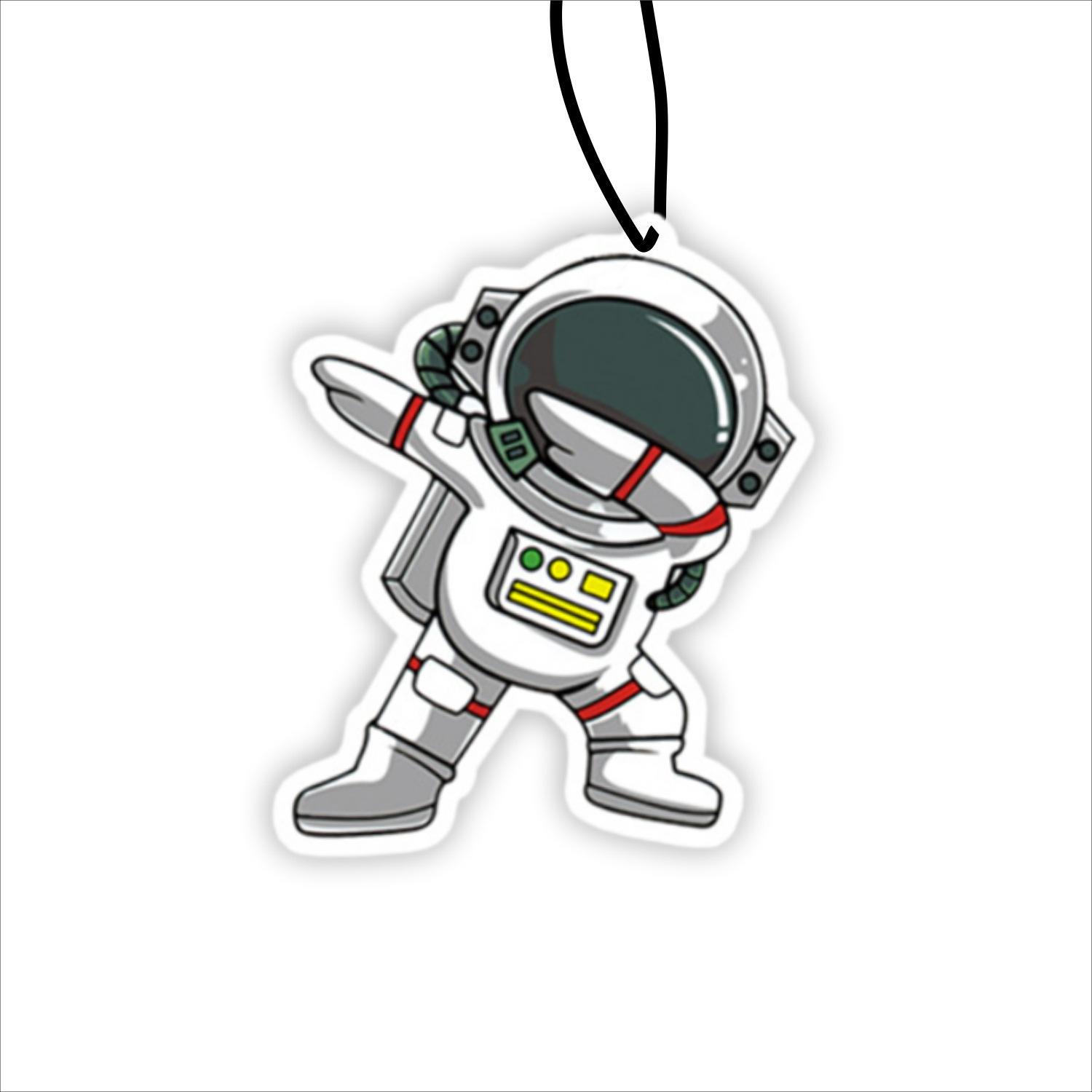 

Cute Astronaut Car Fragrance Piece Cartoon Car Rearview Mirror Hanging Perfume Piece Pendant Ornament Car Interior Decor Pendant