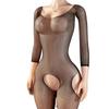Erotic Open Crotch Bodystocking Lingerie Black Women Bodysuit Sexy Porn Sleeveless Underwear Lenceria Sexual Mujer Crotchless A1