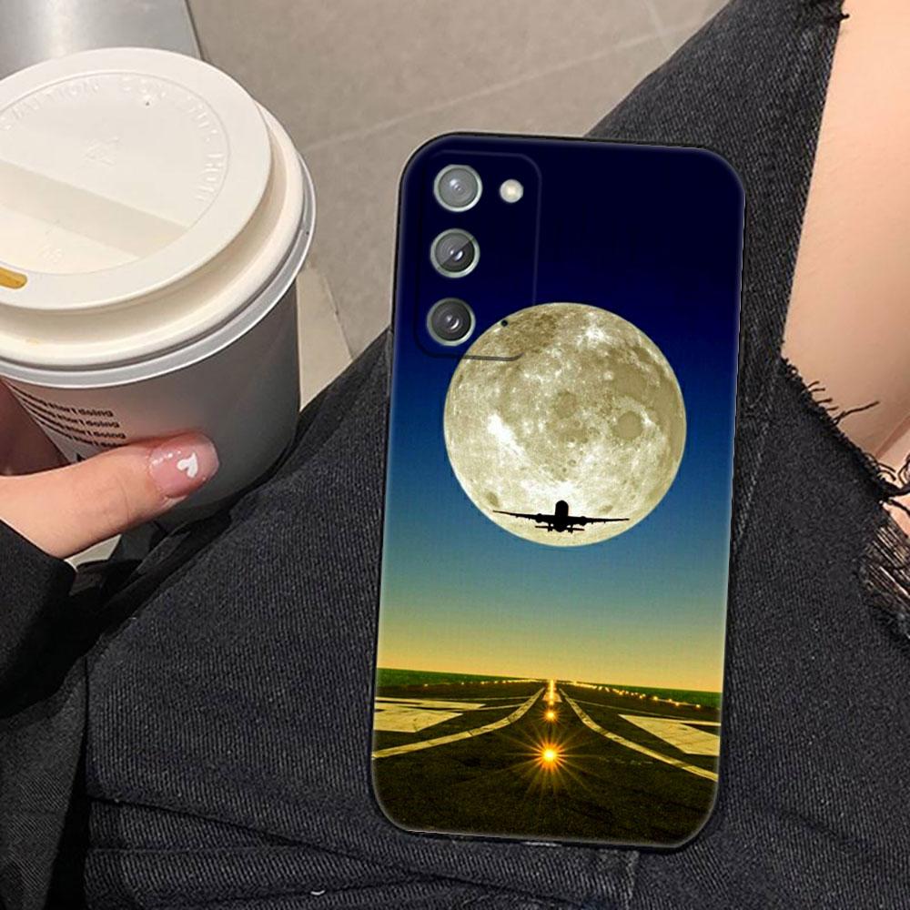 Travel Plane Airplane Phone Case For Samsung NOTE 20 10 M23 M53 A80 A70 A50 A30 A24 A13 A12 A07 A06 A05S A04 A03S A03 A04E Cover