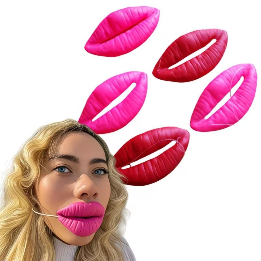 Thick Big Mouth Lips Props Prank Items Sausage Mouth Decor Big Lips Prank Toys April Fool's Day