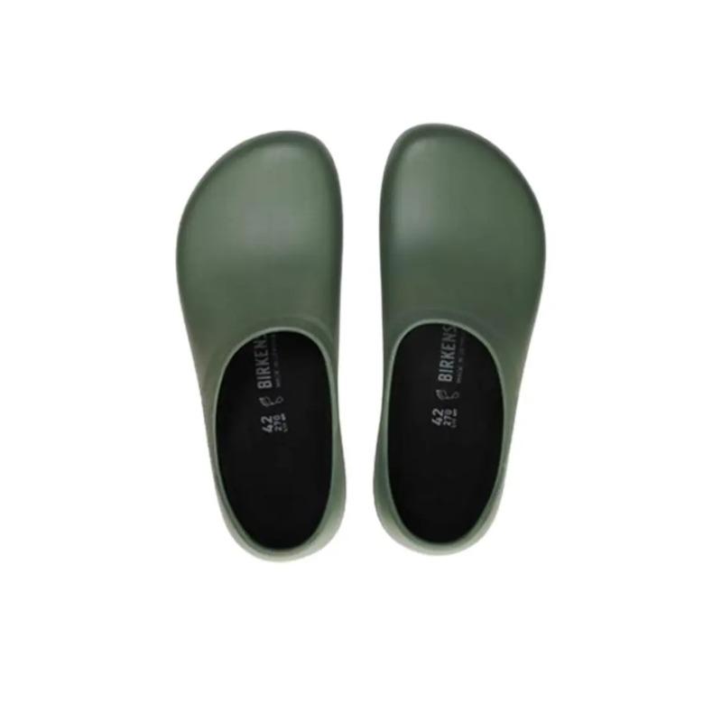 Birkenstock Profi-Birki 2.0 Unisex Ronde Neus Instappers Koks Klompen Groen Normale Pasvorm (Breed) 1028870
