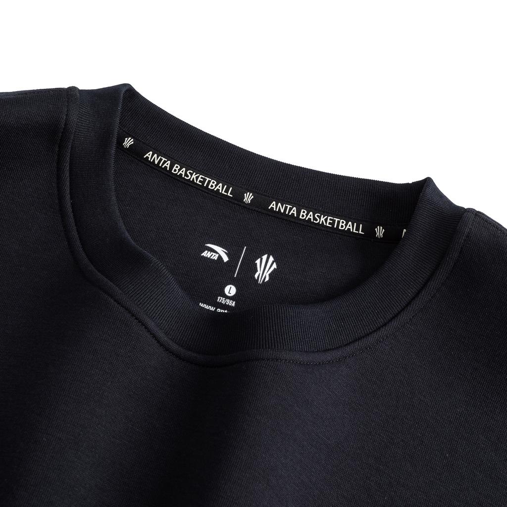 Anta Kyrie Basketball Series Pullover Hoodie 2026 Spring Unisex Hoodies Basic-Black 172611712S-2
