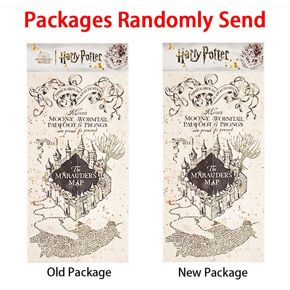 Harry Potter Genuine Marauder's Map Foldable Hogwarts Wizard Map Cosplay Prop for Halloween Costume Party Role Play Gifts Toys