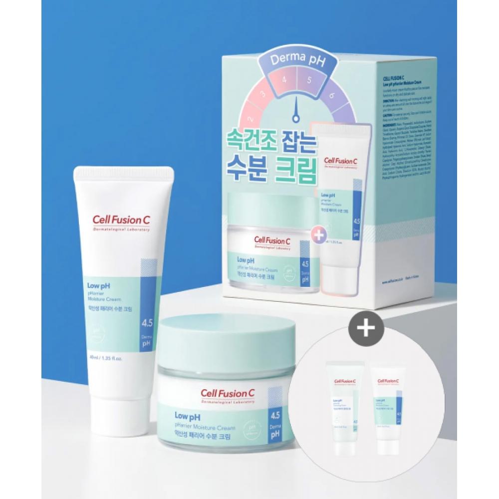 Cell Fusion C Мягкий кислый увлажняющий крем для ковалей Special Set + [подарок] Пена для умывания Farier 20 мл + Увлажняющий крем 20 мл none