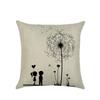 Dandelion Linen Cotton Linen Pillow Cover Sofa Office Car Pillow Cover Premium Durable Quality Useful Practical