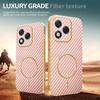 For Honor 400 Lite 5G Phone Case Carbon Fiber Textured Electroplated TPU Back Cover