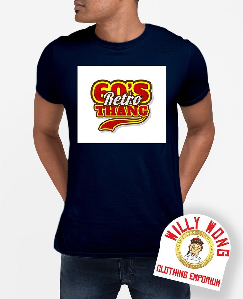 

60s Retro Thang T-Shirt Geek Nerd Tee Classic Gift Movie Men Music Hippy Free Unisex T-Shirt S