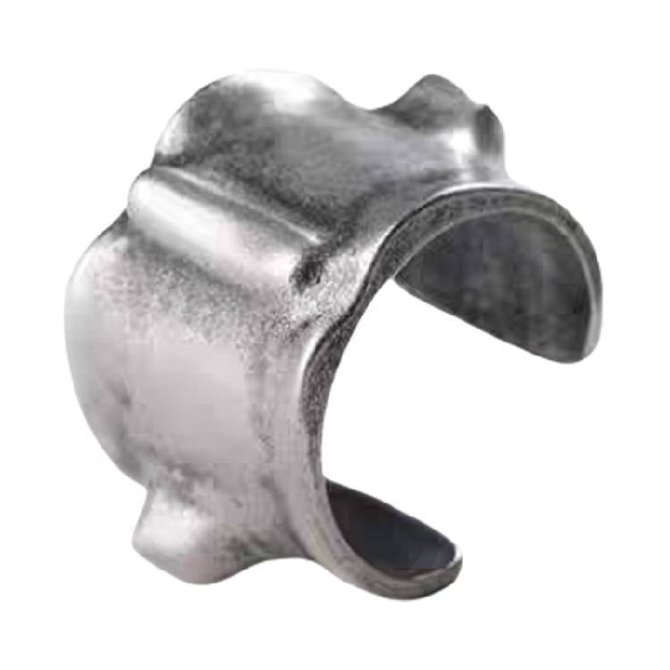 

Clip On Ear Cuff Jewelry Silver Sheep Spine Design Earring For Sensitive Ears Handmade Sheep Backbone Ear Jewelry