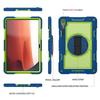 For Samsung Galaxy Tab S10 FE+ Tablet Case Silicone+PC Shockproof Cover with Kickstand Shoulder Strap