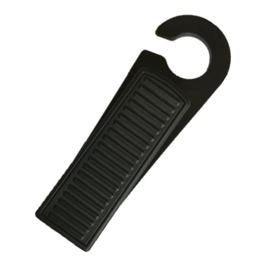 

Дверной стопор-клин с крючком для подвешивания Противоскользящий Ветрозащитный Без сверления Противоударный Для дома Офиса Ковра Плитки Бетона Деревянного пола Дверной упор чёрный