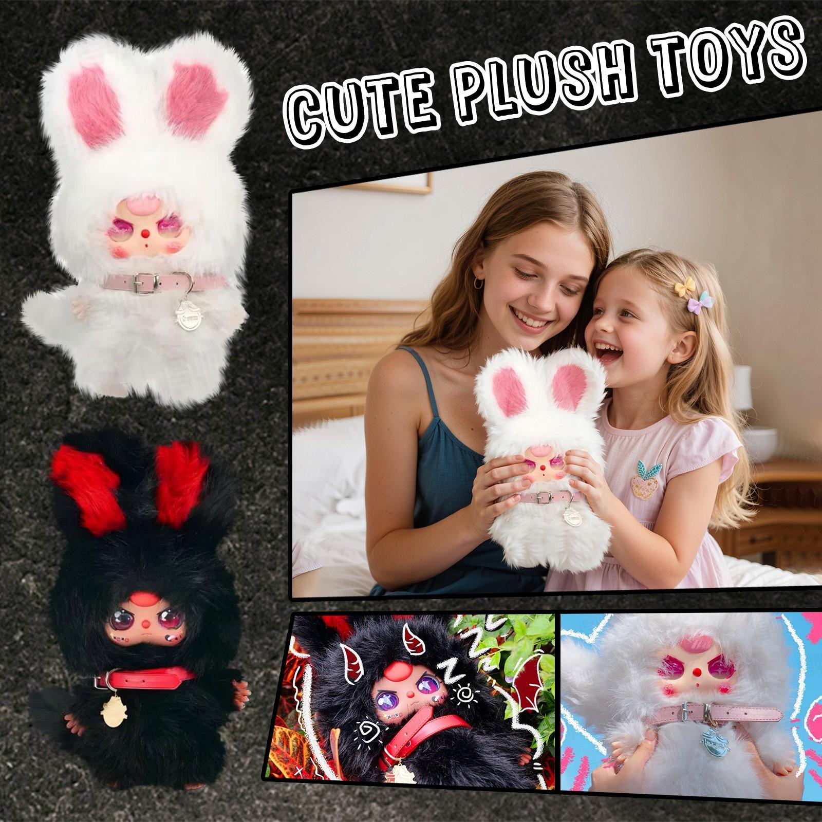 

Милые виниловые плюшевые фигурки, Плюшевая кукла серии Take A Of Bear, Кавайные коллекционные игрушки-фигурки, Мистери-бокс для подарков на день рождения, Одна коробка One Size