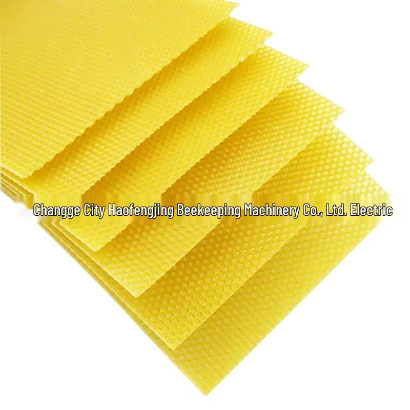 Italian Beekeeping Foundation Sheet - Beeswax Honeycomb Base for Bee Hives