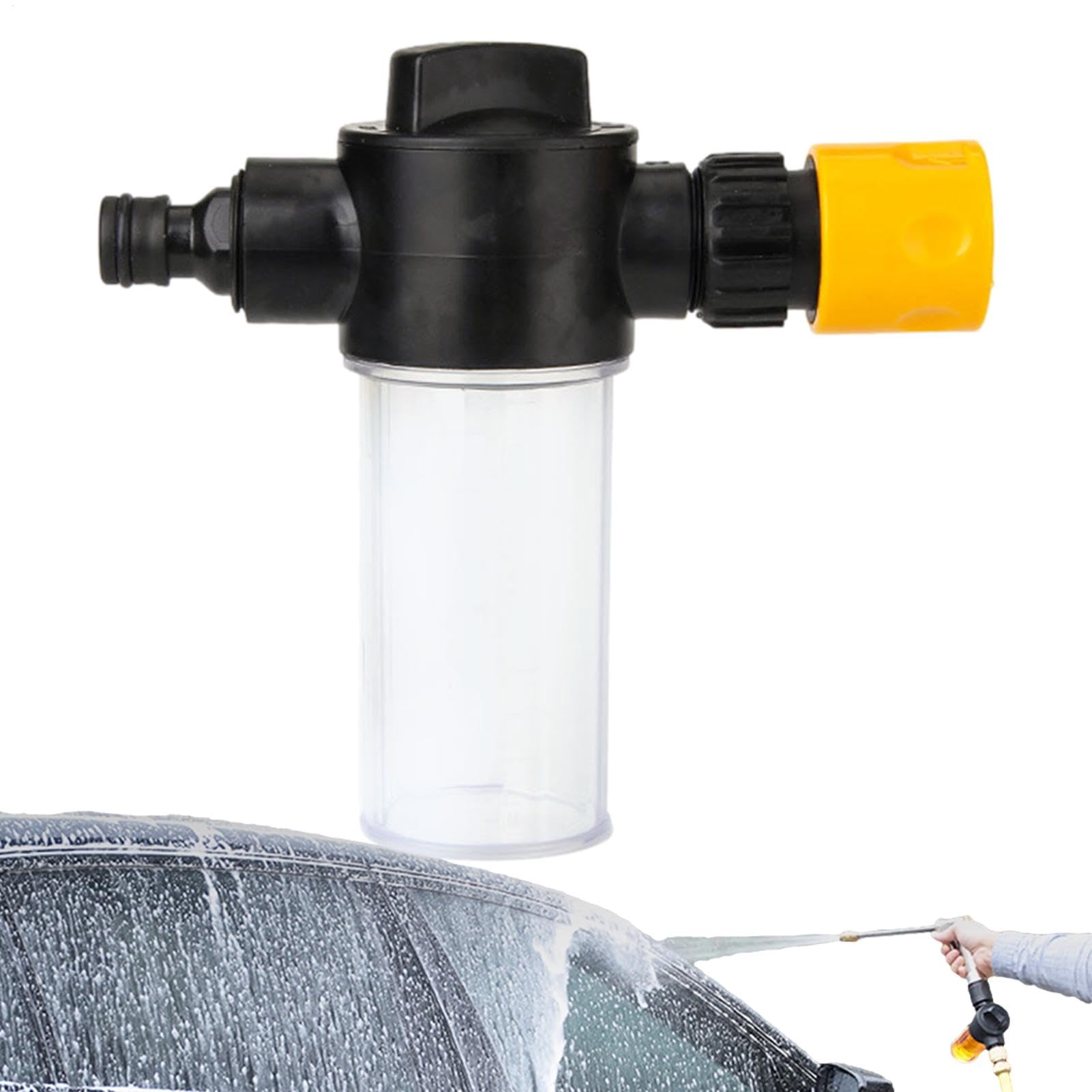 

Car Wash Foam Sprayer - Quick Connect Car Foam Pot - Scratch Free Cleaning Please refer to the description
