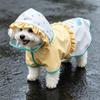 Winddichte Wasserdichte Hundejacke Verstellbare Haustier-Regenjacke Schützender Haustier-Poncho Für Draußen beim Spazierengehen