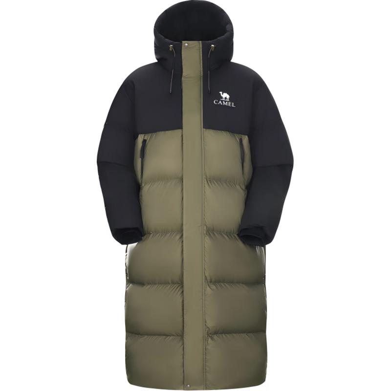 CAMEL JF9872 Unisex Mid-length Puffer Down Jacket L