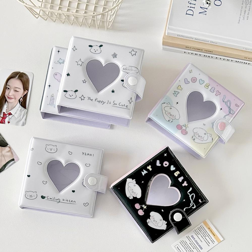 Love Bow Card Album Pudding Puppy Idol Card Collect Book High Quality Photocard Binder