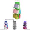Elegant And Spacious 6 Pockets Clear Hanging Purse Handbag Tote Bag Organizer Rack