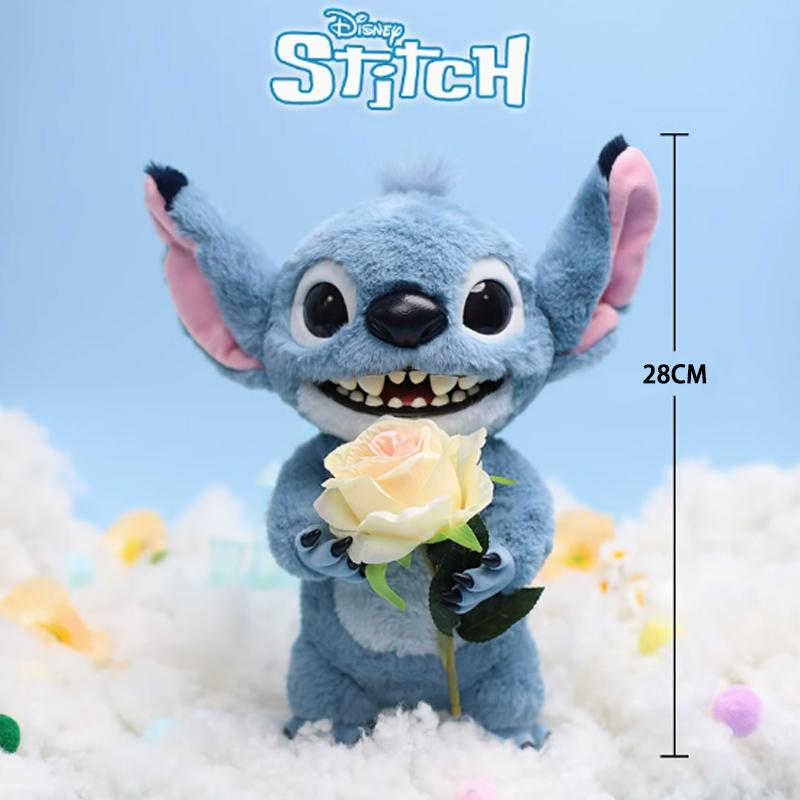 Original Disney Stitch Joint Plush Toy Movie Figure Dolls Anime Peluche Collecatable Peripheral Soft Stuffed Birthday Kid Gifts