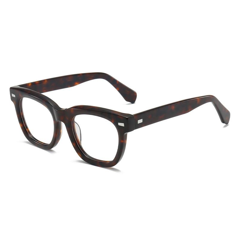 

Vision Correcting Stylish Retro Square Shaped Frame Light Color Changing Blue Light Blocking Ray Femal Reading PC Screen Prescription Women Men 0