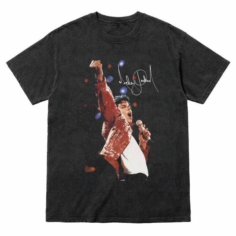 Michael Jackson Vintage 90s Styles Shirt, Reprint 2XL