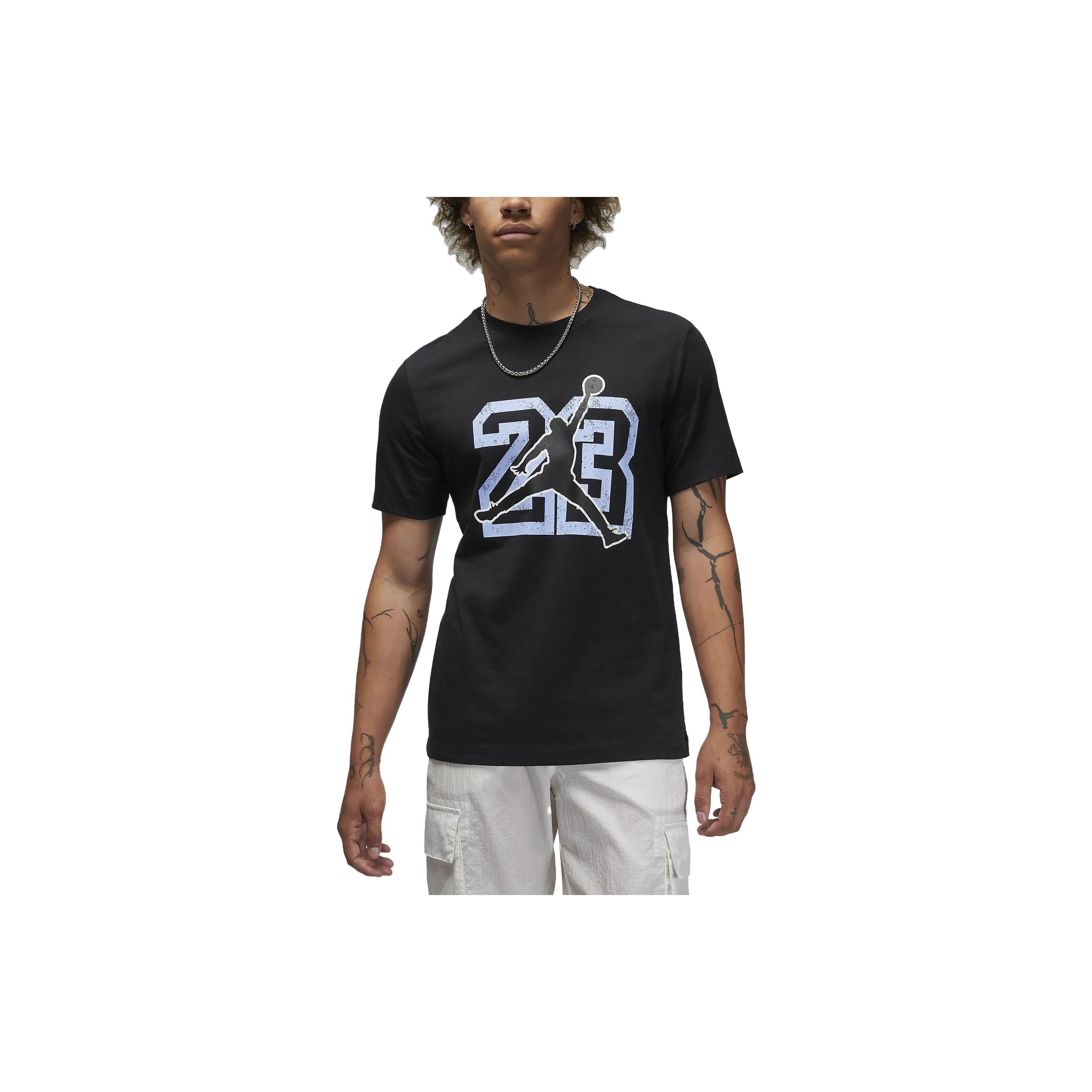 Air Jordan Flight Essentials Logo T-Shirt  Black  Men s FB7394-010 XL