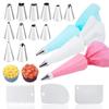 14/26/29Pcs Set Cream Nozzles Pastry Tools Accessories For Cake Decorating Pastry Bag Kitchen Bakery Confectionery Equipment