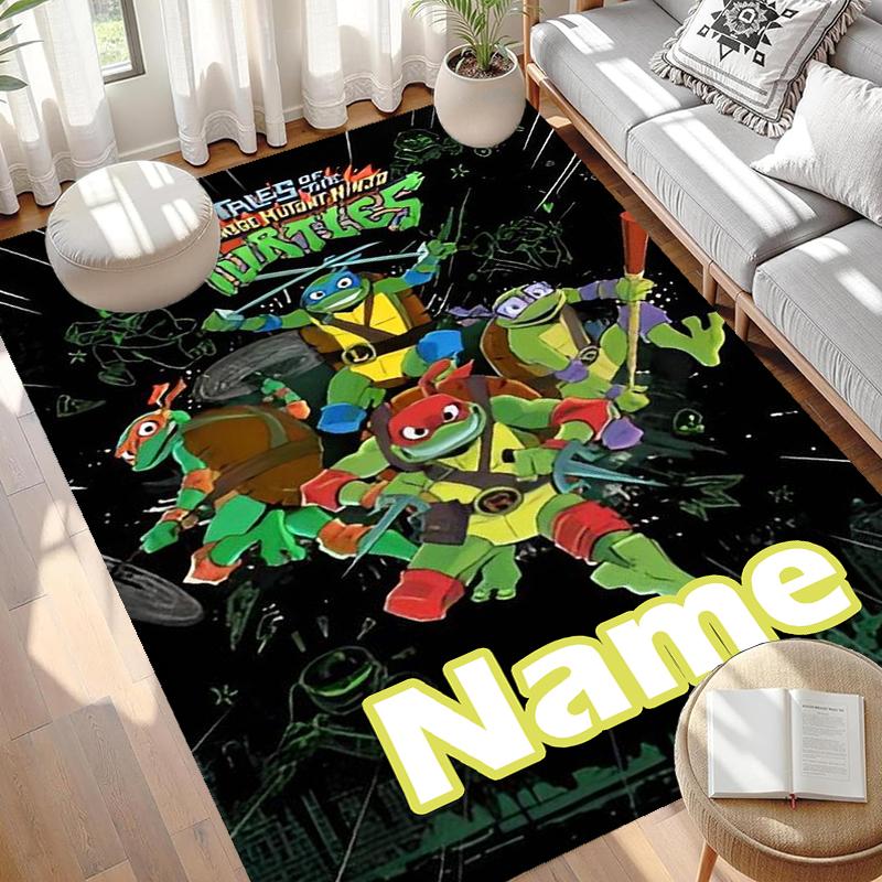 Custom Name Personalized Gamer Print Carpet, Versatile Home Decor Rug, for Playroom, Apartment, Balcony, Entryway, Hallway Gift