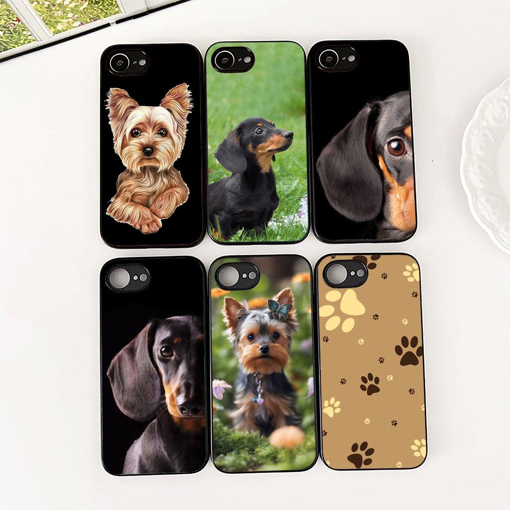 Yorkshire Terrier Yorkie Dachshund Dog Phone Cover Case for OPPO A18 A16 A80 A40 A17 A15 A38 A78 A79 A54 A57 A58 A60 4G 5G