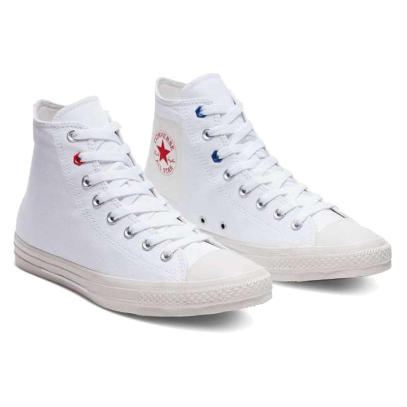 Converse Chuck Taylor All Star Flight School Patch Label High Top Espadrilles Unisex White