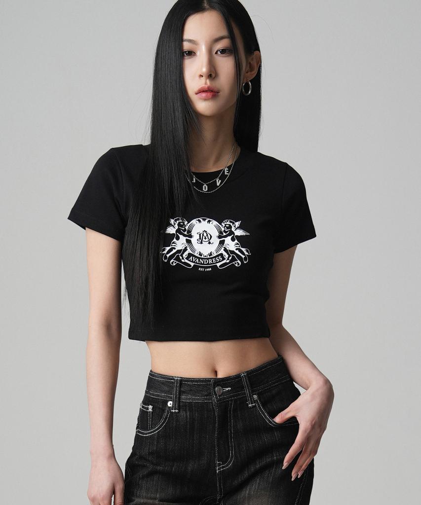 AVANDRESS Angel Crop T-Shirt - 3Col