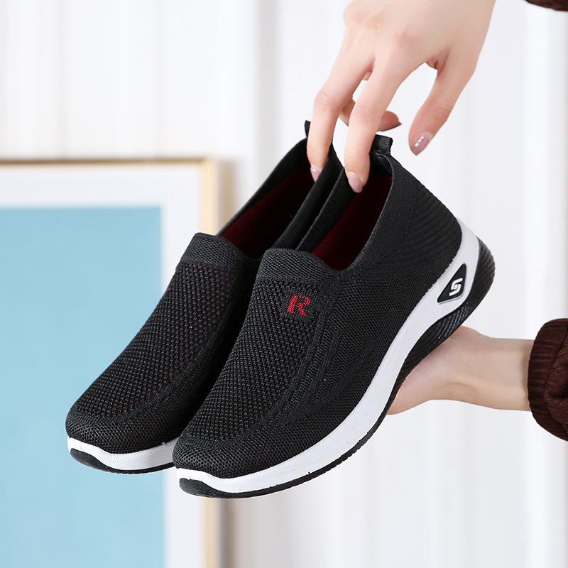 ****** ******* Cloth Shoes Women's S**t Sole One-pedal Walking Shoes Old Casual Shoes