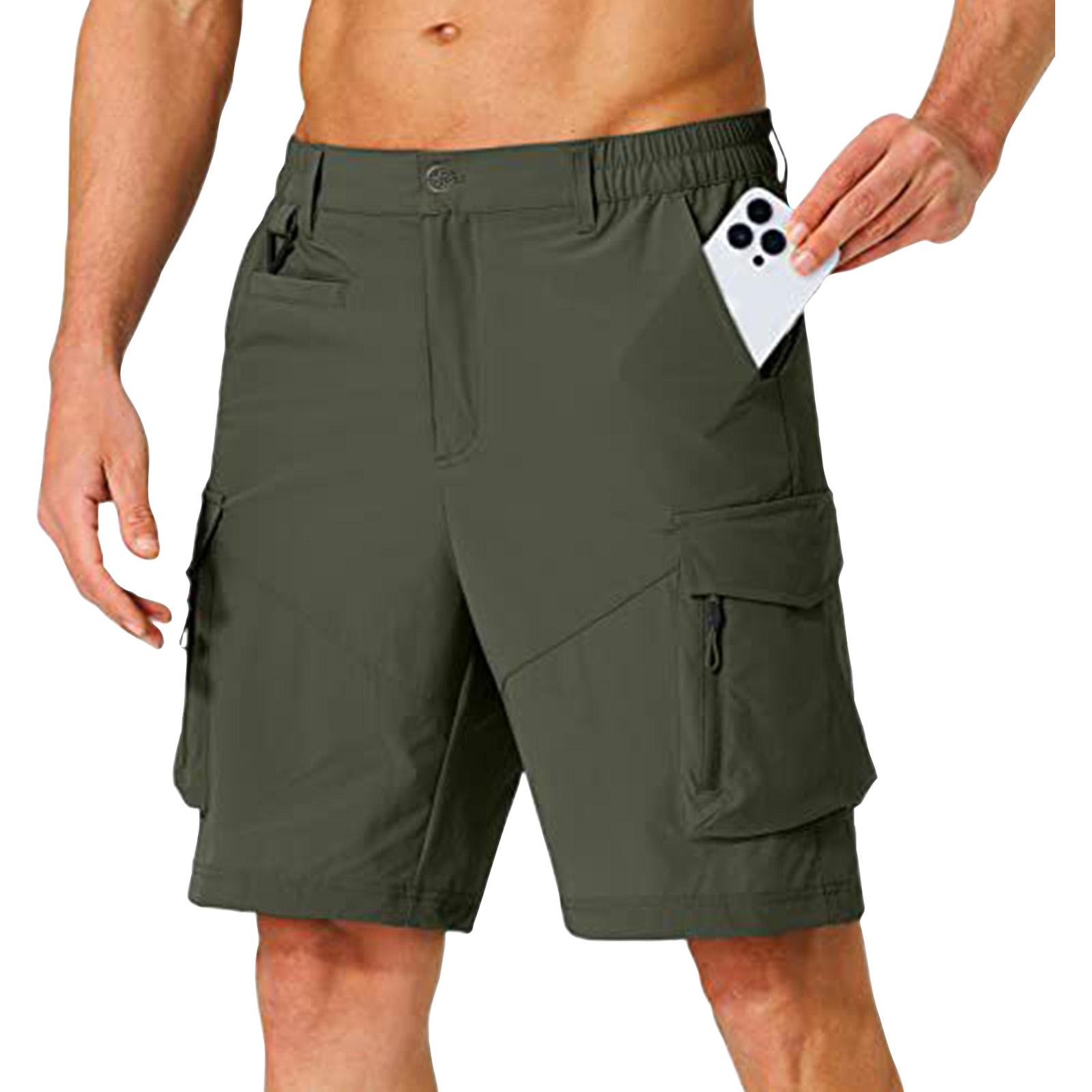 Men s Summer Outdoor Casual Shorts Men s Loose-fitting Sports Golf Shorts S