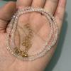 Trendy 3mm  Black Clear Beads Chain Short Choker Necklace Female Jewelry Women Sweet Necklaces Bijoux Femme Ladies Party Gift