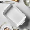 Stripe Pattern Ceramic Baking Tray Deepened Lasagna Pan Multipurpose Baking Dish  Oven