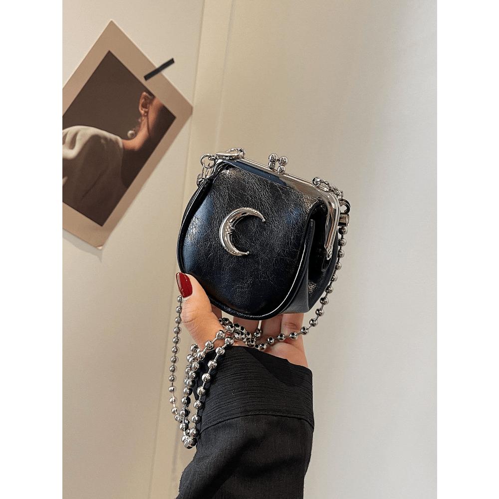 Vintage Women's Bag Simple Personality Chain Crossbody Bag Gift For Gift White-Collar Workers For Male For Female Women Wallet Mini Coin Purse