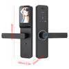 Smart Lock with 120° Wide Angle Camera and Smart Doorbell Aluminum Alloy Keyless Entry Lock Handle B