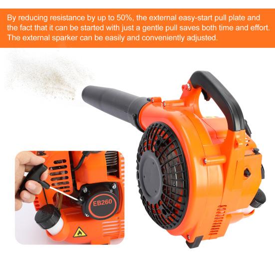 Professional Petrol Leaf Vacuum Anti-slip Handle Convenient Powerful Engine
