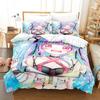 Raise A Suilen Reona Nyubara Comfortable Duvet Quilt Cover Pillowcase Bedding Set Children Bedroom Decoration Home Textile