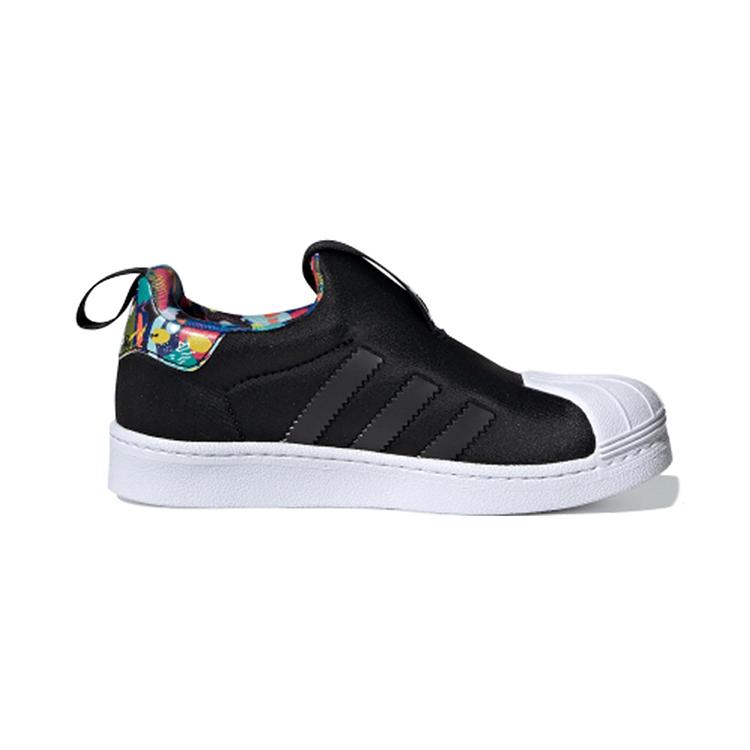Adidas Originals SUPERSTAR 360 C Low top Kids' Skateboarding Shoes Black Blue Yellow Children Aged 3 7 Years Old EE6265
