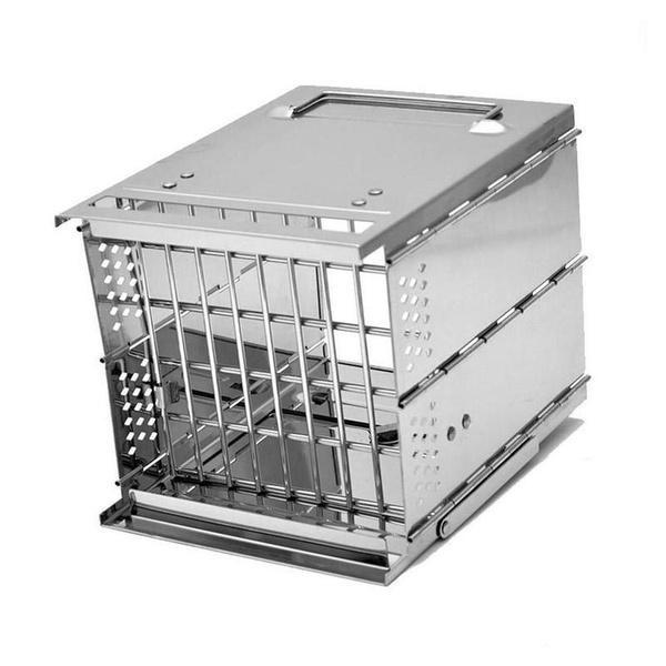 

1 шт., уличный гриль, мини-печь для дров, складной гриль, уличный деревянный складной походный гриль, принадлежности для барбекю серебряный