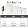 1Pc Retro 80S Pop Culture Blanket - Soft Throw With Neon Graffiti Monkey & Headphones Design - All-Season Couch, Bed, Travel,