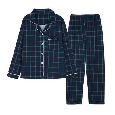 Family Christmas Pjs Matching Set Plaid Long Sleeve Button Down Sleepwear Holiday Soft 2 Piece Lounge Sets