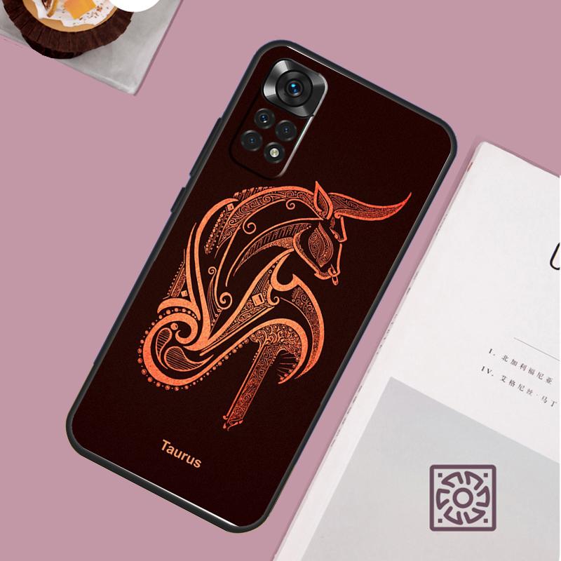 Zodiac Sign Phone Case For Xiaomi Redmi Note 13 12 12S 12C 13C 10 10C 9 9C 10S 11S 11 Pro Soft Cover