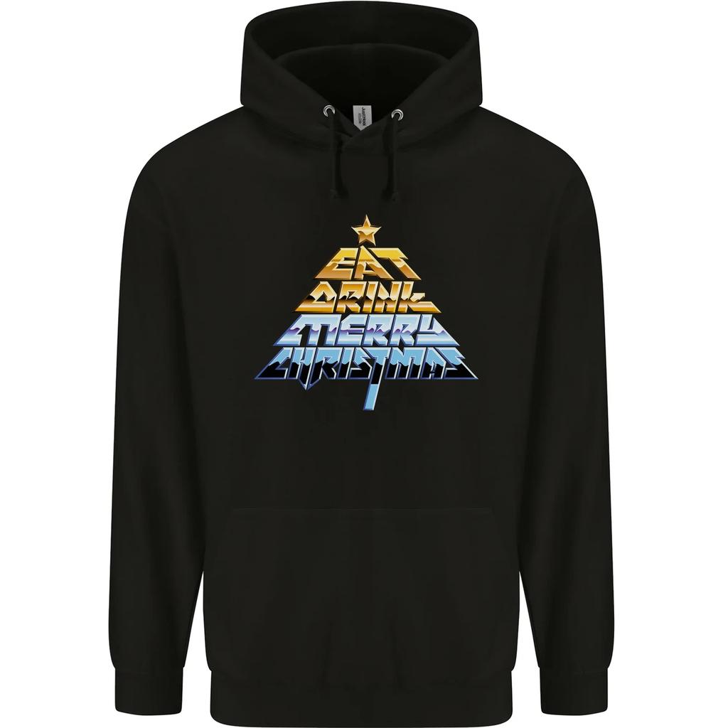 Rock n Roll Christmas Heavy Metal Music Xmas Hoodie