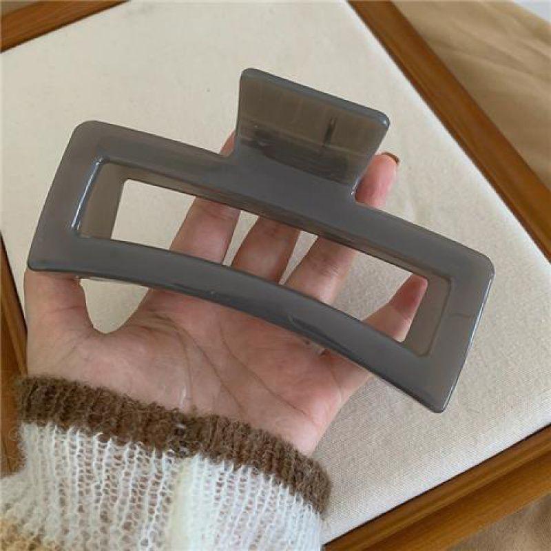 

13cm Large Transparent Hair Claw Clip Women Minimalist Acrylic Plastic Shark Clip Elegant Ponytail Hairpin Girl Hair Accessories