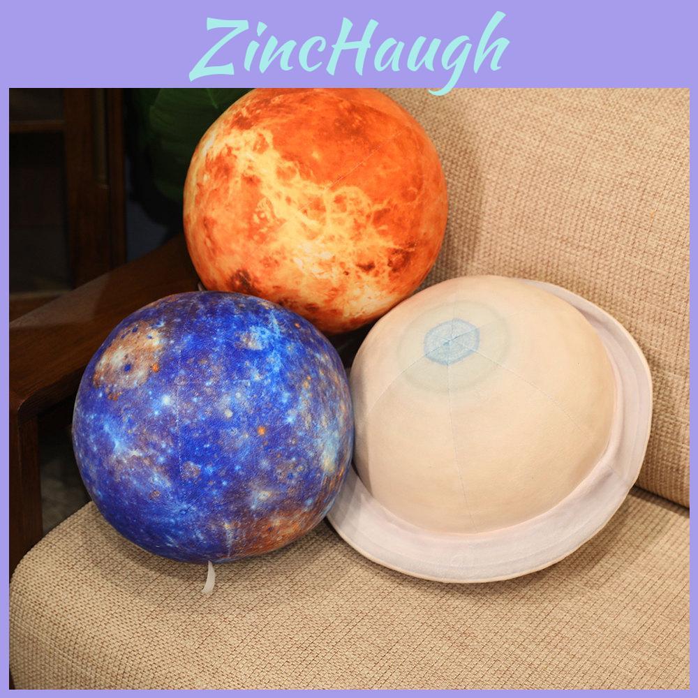 Creative Plush Eight Planets Stuffed Toy Set Soft Decorative Cushions For Kids Room