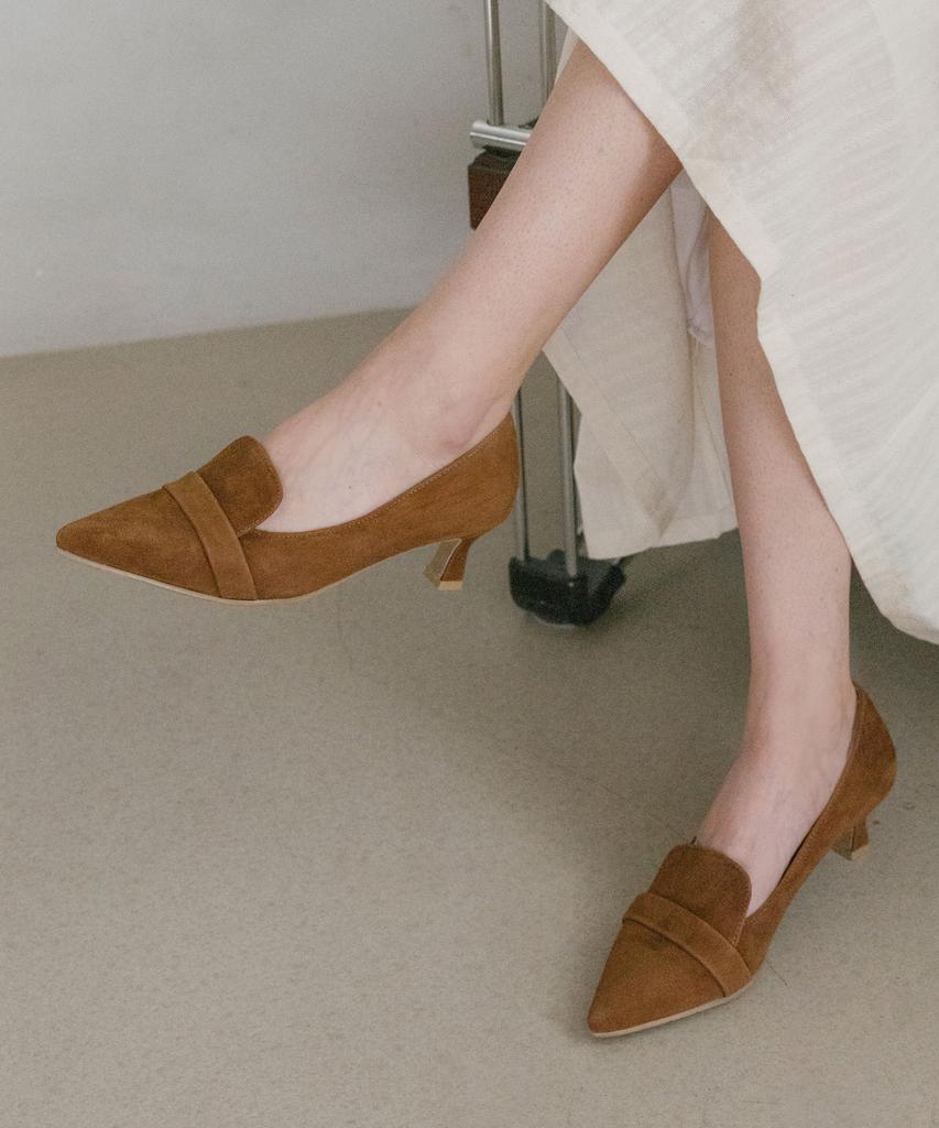 Gisse Handgefertigte Lammleder Wildleder Sein Stiletto-Pumps Gis-45206-1