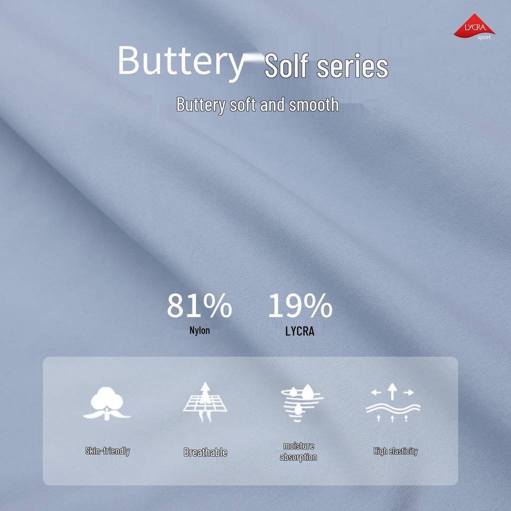 Lulu Lycra Sports Underwear Women's Shockproof Butter-Feel Yoga Bra with Chest Pad