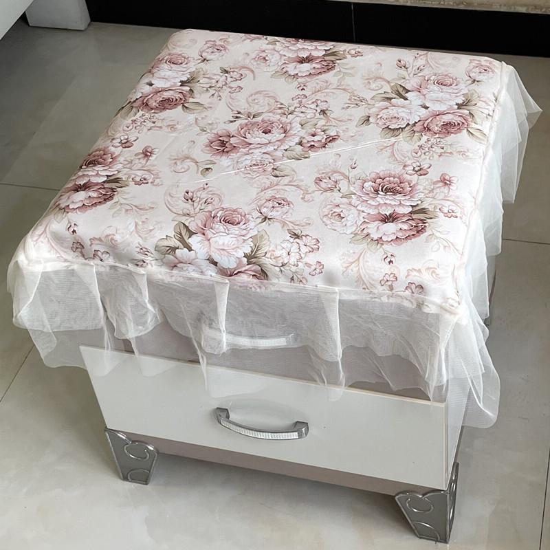 

75см*80см тканевый чехол для прикроватной тумбочки пылезащитный чехол для принтера чехол для микроволновой печи полотенце 75*80cm